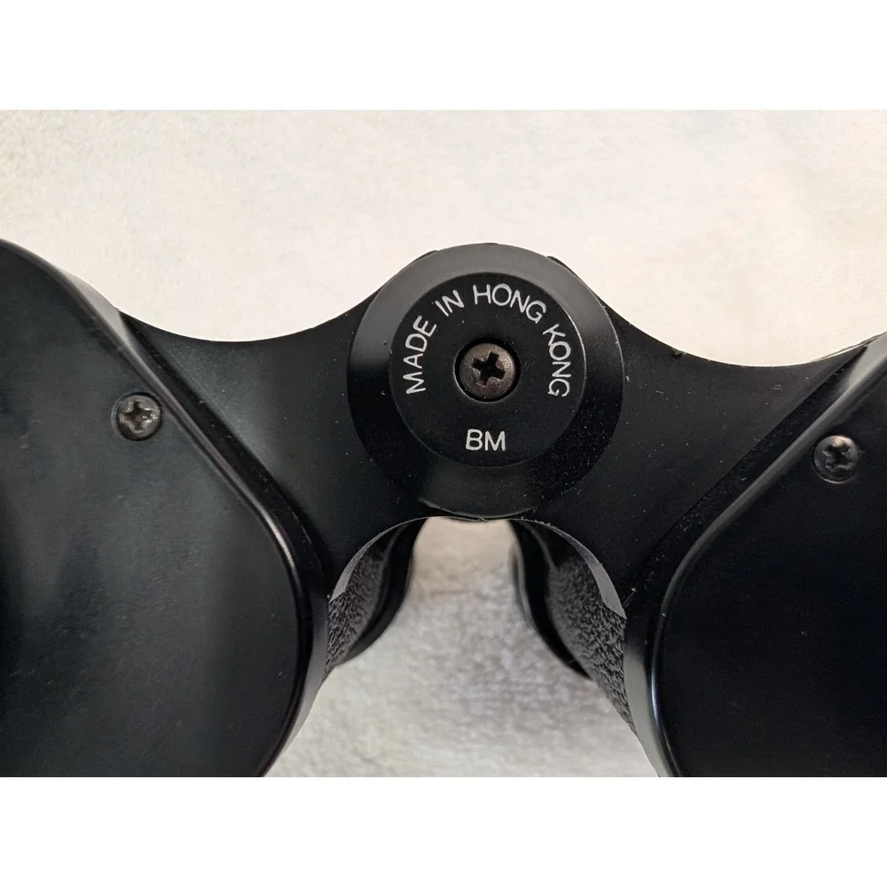 Sears Binoculars 7x35mm Wide Angle 500 ft @ 1000 yds, Black Vintage w/ case